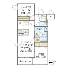 物件の間取り