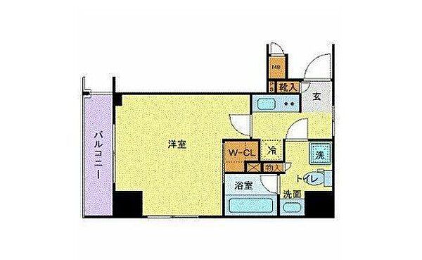 ALTERNA銀座 ｜東京都中央区築地７丁目(賃貸マンション1K・5階・25.49㎡)の写真 その2
