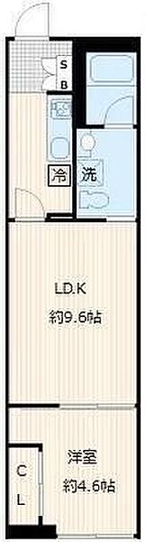 Ｆｕｌｌｅａ新宿下落合 ｜東京都新宿区中落合２丁目(賃貸マンション1LDK・地下1階・33.45㎡)の写真 その2