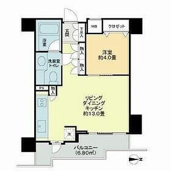 フリーディオ西麻布 7F｜東京都港区西麻布４丁目(賃貸マンション1LDK・7階・36.72㎡)の写真 その2