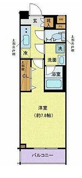 クレヴィスタ三軒茶屋 ｜東京都世田谷区上馬２丁目(賃貸マンション1K・2階・25.52㎡)の写真 その2