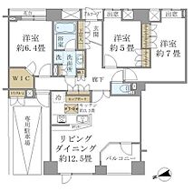 アクシルコート銀座イースト  ｜ 東京都中央区新富１丁目11-10（賃貸マンション3LDK・1階・80.94㎡） その2