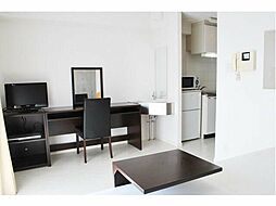 シンシア白金高輪 9階ワンルームのリビング/ダイニング