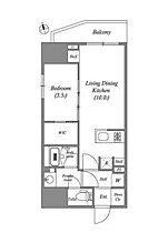 nido上野  ｜ 東京都台東区北上野２丁目2-8（賃貸マンション1LDK・8階・36.36㎡） その2