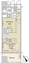 ウェンブリー表参道 1302 ｜ 東京都港区南青山５丁目9-12（賃貸マンション1LDK・13階・42.98㎡） その2