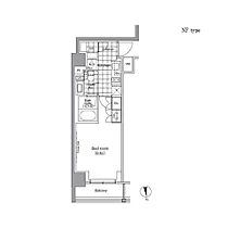 パークハビオ門前仲町 512 ｜ 東京都江東区深川２丁目5-11（賃貸マンション1K・5階・28.84㎡） その2