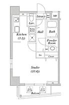 グレイスコート西麻布1 502 ｜ 東京都港区西麻布２丁目25-28（賃貸マンション1R・5階・33.98㎡） その2