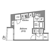 ルネサンスコート中野 201 ｜ 東京都中野区新井１丁目25-6（賃貸マンション1R・2階・25.35㎡） その2