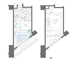 ズーム新宿御苑前  ｜ 東京都新宿区新宿１丁目26-11（賃貸マンション1LDK・12階・30.67㎡） その2