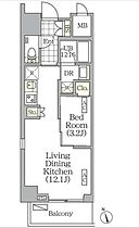 フロントプレイス飯田橋レジデンス  ｜ 東京都新宿区東五軒町6-22（賃貸マンション1LDK・7階・36.66㎡） その2