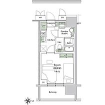 プレイ新丸子  ｜ 神奈川県川崎市中原区新丸子町761-3（賃貸マンション1K・5階・25.46㎡） その2