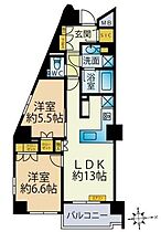 オープンレジデンシア本郷菊坂  ｜ 東京都文京区本郷５丁目5-8（賃貸マンション2LDK・4階・57.89㎡） その2