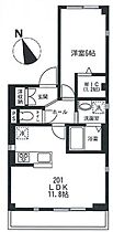 ラヴィエール用賀 201 ｜ 東京都世田谷区用賀３丁目4-9（賃貸マンション1LDK・2階・42.45㎡） その2