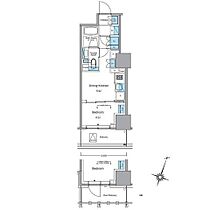 ルフォンプログレ渋谷ヒルトップ 802 ｜ 東京都目黒区青葉台４丁目4-12（賃貸マンション1DK・8階・26.07㎡） その2