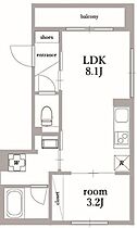 ケイズ表参道  ｜ 東京都渋谷区神宮前５丁目15-5（賃貸マンション1LDK・2階・28.32㎡） その2