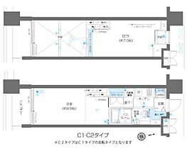 ズーム麻布十番 803 ｜ 東京都港区三田１丁目2-21（賃貸マンション1K・8階・25.98㎡） その2