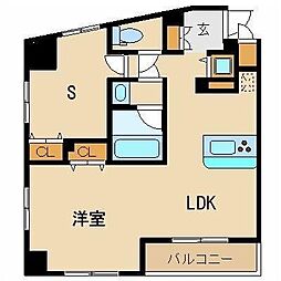 プレサンス本駒込アカデミア 1階1SLDKの間取り
