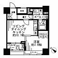 レジディア勝どき3階18.7万円