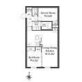 ソラシアレジデンス世田谷代田地下1階23.8万円