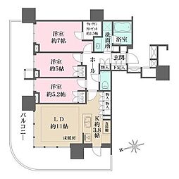 間取図画像 3LDK