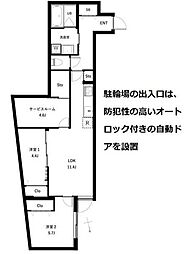 クールブラン西荻窪 2階3LDKの間取り
