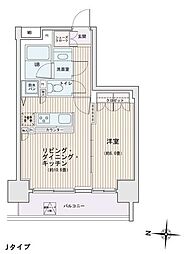 エスティメゾン錦糸町2 5階1LDKの間取り