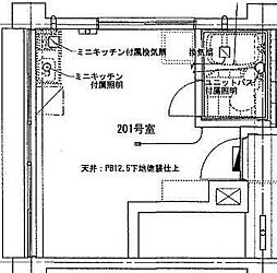 南青山高樹町ヒルズ 2階ワンルームの間取り