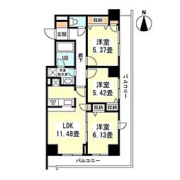 間取図画像 3LDK