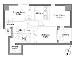 間取図画像 1SLDK