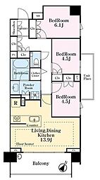 ブランズシティ久が原 3LDKの間取図画像