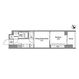 シーズンフラッツ大森西 2Kの間取図画像