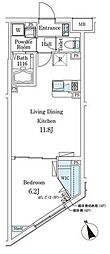 クレアテイフ駒澤大学前 1LDKの間取図画像