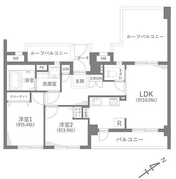 間取りを拡大表示
