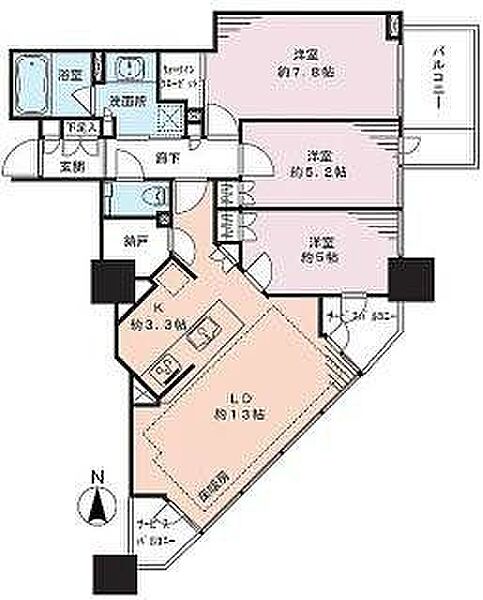 間取りを拡大表示