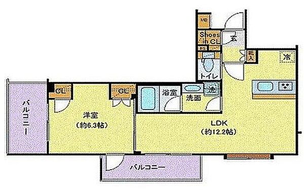 間取りを拡大表示