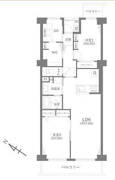 間取りを拡大表示
