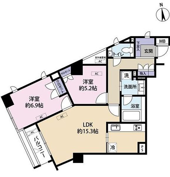 間取りを拡大表示