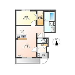 SOLANA（ソラーナ） 1階1LDKの間取り