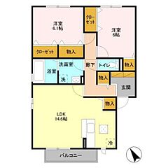 物件の間取り