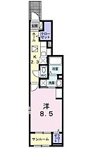 ソレアード 106 ｜ 茨城県つくば市谷田部（賃貸アパート1K・1階・35.00㎡） その2