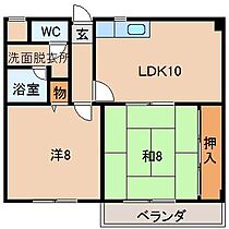 メゾンドルゥ  ｜ 和歌山県和歌山市太田3丁目（賃貸マンション2LDK・3階・57.00㎡） その2