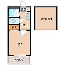 コスモコートコサコ  ｜ 和歌山県和歌山市新中島（賃貸マンション1K・1階・21.42㎡） その2