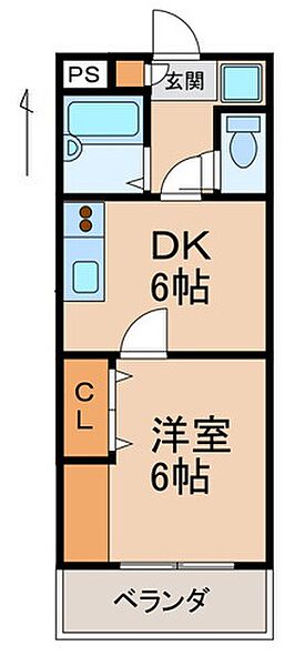 ロイヤルハイツ ｜和歌山県和歌山市中島(賃貸マンション1DK・3階・31.46㎡)の写真 その2