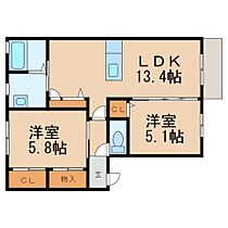 シャーメゾン湊  ｜ 和歌山県和歌山市湊5丁目（賃貸アパート2LDK・1階・57.07㎡） その2