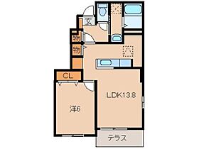 ブリッサＢ  ｜ 和歌山県和歌山市直川（賃貸アパート1LDK・1階・45.89㎡） その2