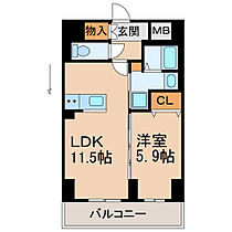 グランメール田中町  ｜ 和歌山県和歌山市田中町5丁目（賃貸マンション1LDK・4階・45.01㎡） その2