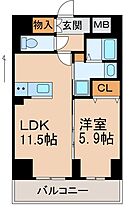 グランメール田中町  ｜ 和歌山県和歌山市田中町5丁目（賃貸マンション1LDK・2階・45.01㎡） その2