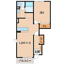 和歌山県橋本市高野口町伏原（賃貸アパート1LDK・1階・42.77㎡） その2