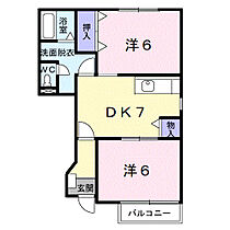 和歌山県和歌山市西浜（賃貸アパート2DK・1階・44.34㎡） その2