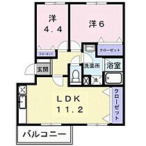 和歌山県岩出市西国分（賃貸マンション2LDK・2階・54.61㎡） その2